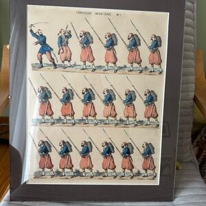 Vintage Turkish Infantry Print